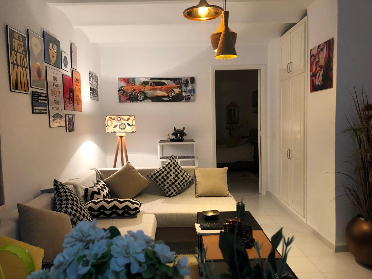 Cosy Appart En Plein Coeur De La Marsa Bagian luar foto